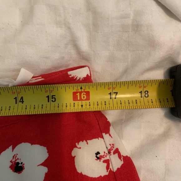 Flared Poppy Patterned Pants - Picture 6 of 9